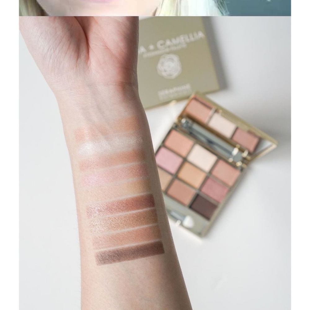New • $52 Chia + Camellia • Vegan Neutrals Pink Eyeshadow Palette Pretty